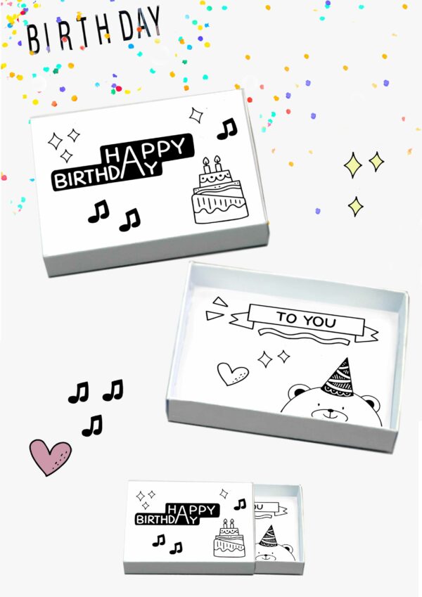 Druckvorlagen für Geburtstagswünsche aus der Box