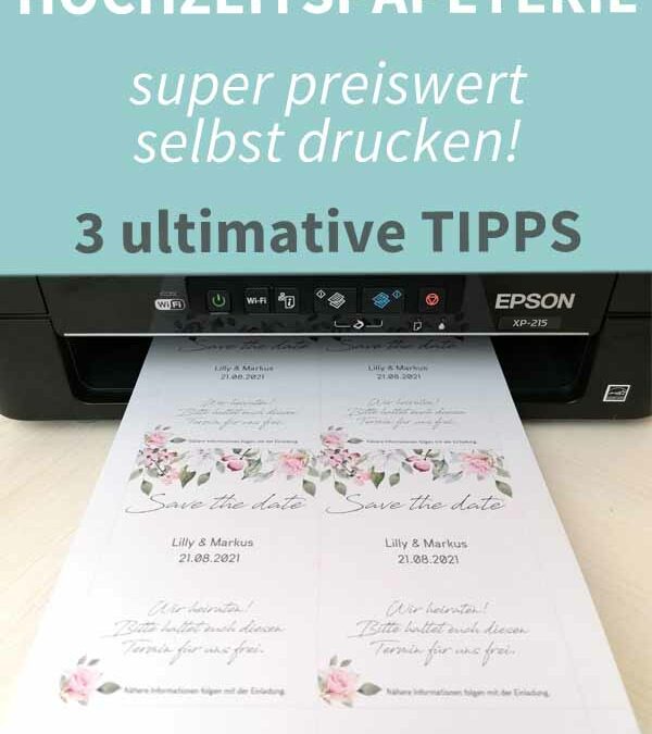 3 ULTMATIVE TIPPS: So sparst du bei den Hochzeitskarten, der Deko und den Accessoires richtig viel Geld